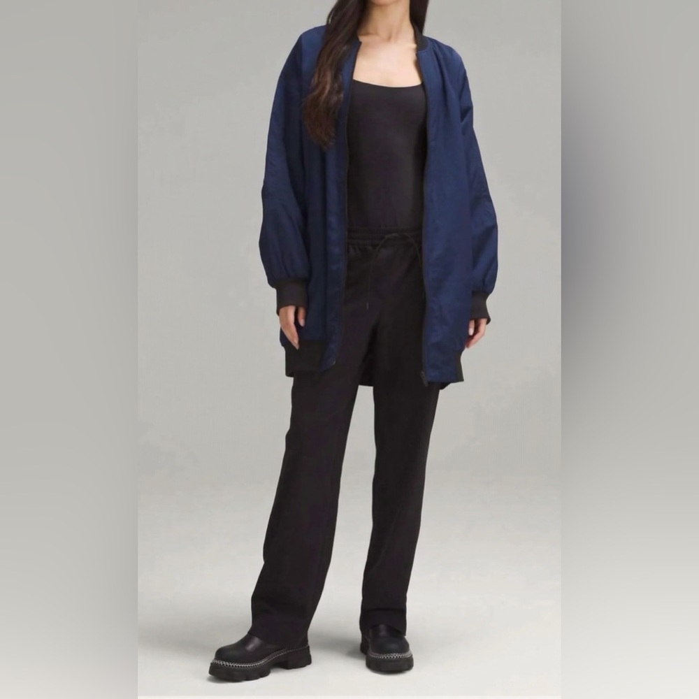 Lululemon Oversized Nonstop Reversible Bomber Jacket NWT Size 6